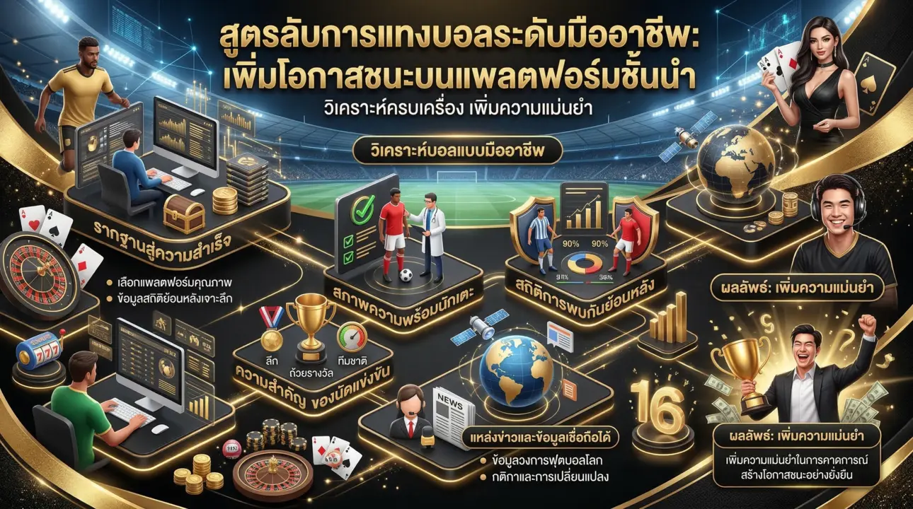 สูตรลับวิเคราะห์บอลฉบับเซียน