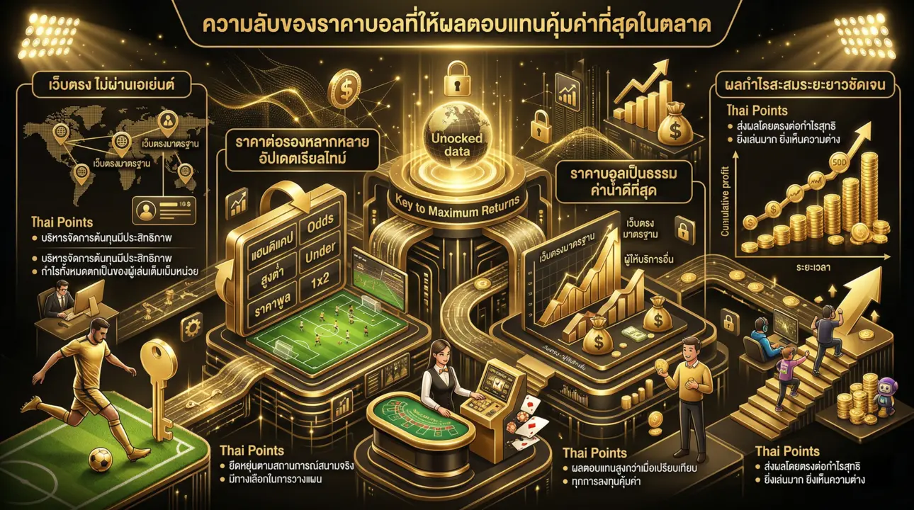 ไขปริศนาสู่ราคาบอลที่ดีที่สุด ปลดล็อกกำไรสะสมฉบับเว็บตรง